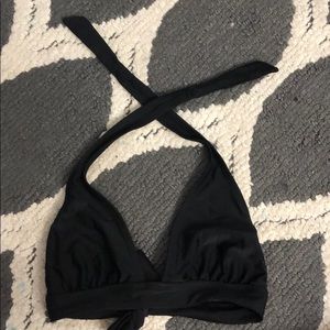 Black bikini top